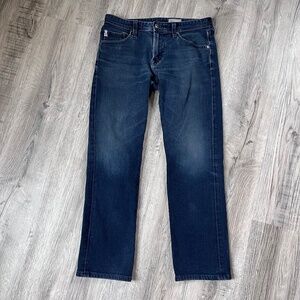 AG Adriano Goldschmied Jeans Mens 31x34 Blue The Graduate Tailored Leg Denim